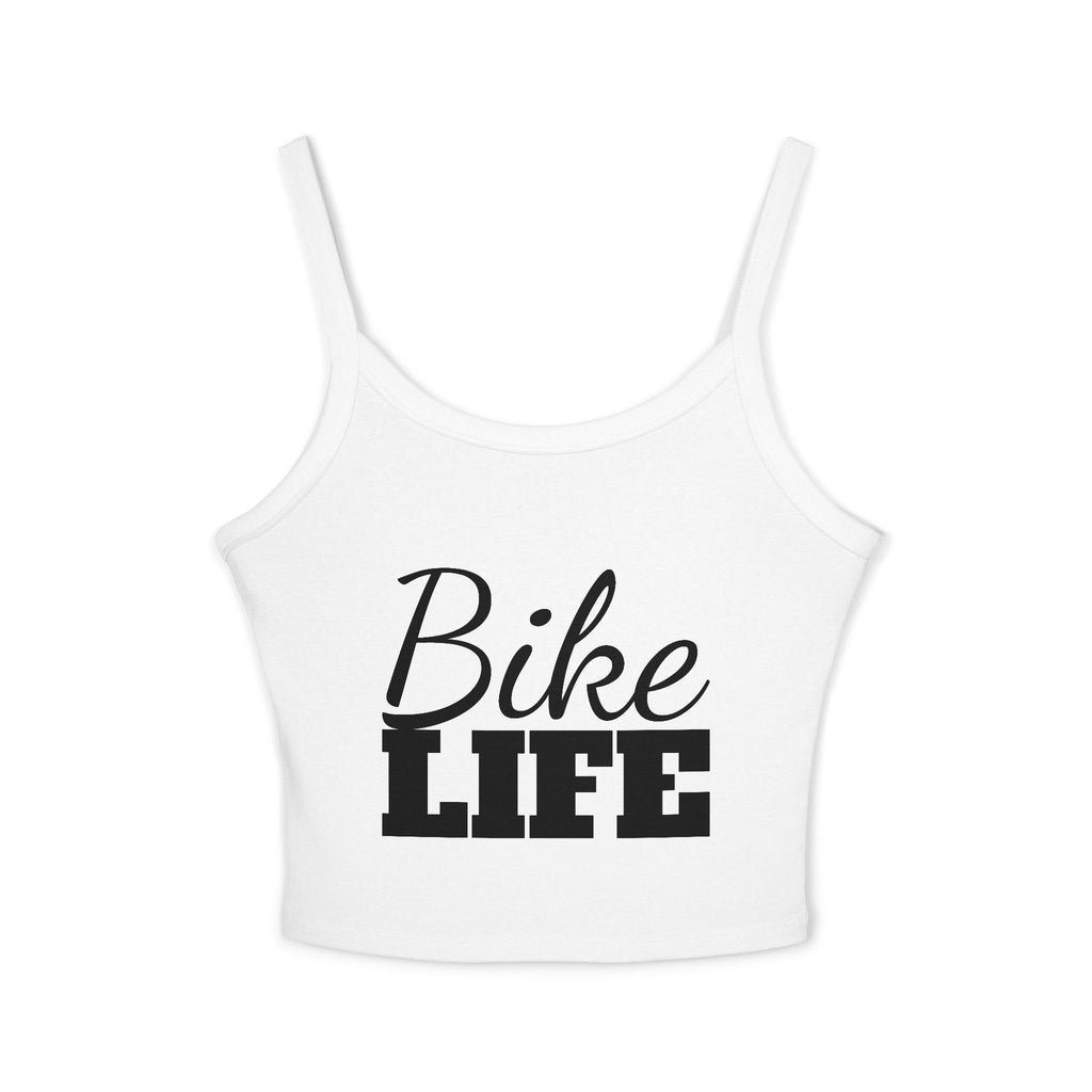 Women's Spaghetti Strap "Bike Life" Tank Top
