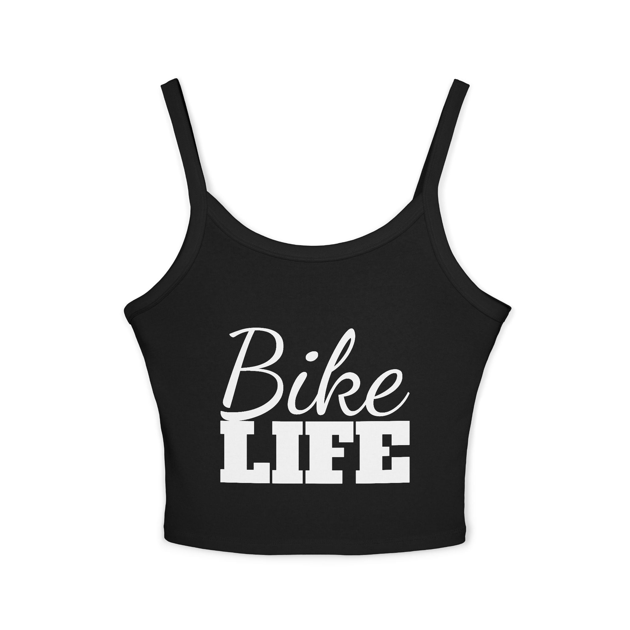 Women's Spaghetti Strap "Bike Life" Tank Top