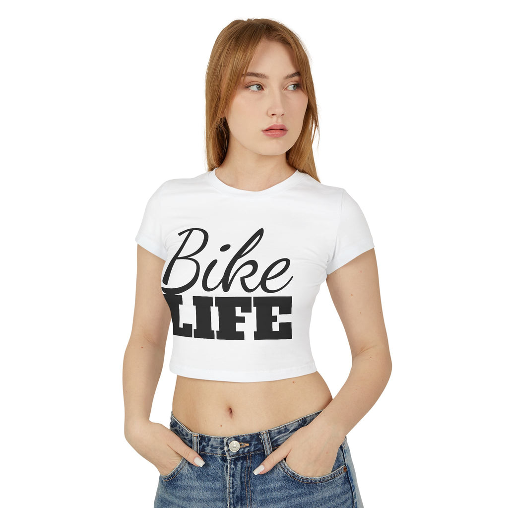 Women's "Bike Life" Baby Tee