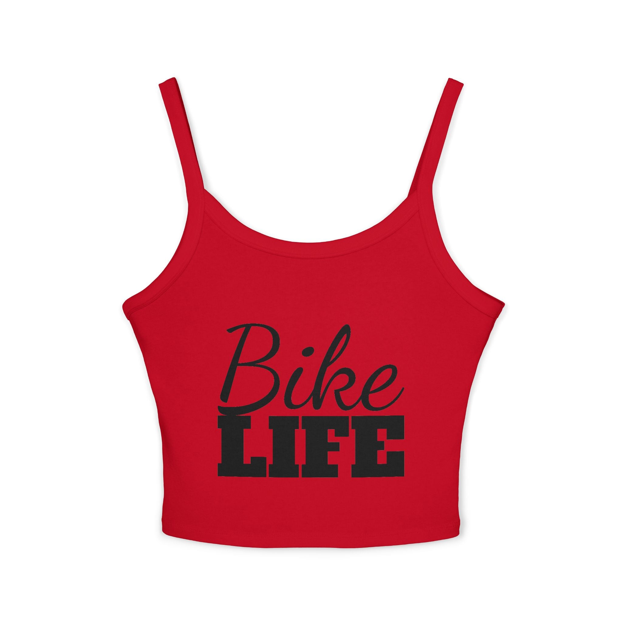 Women's Spaghetti Strap "Bike Life" Tank Top