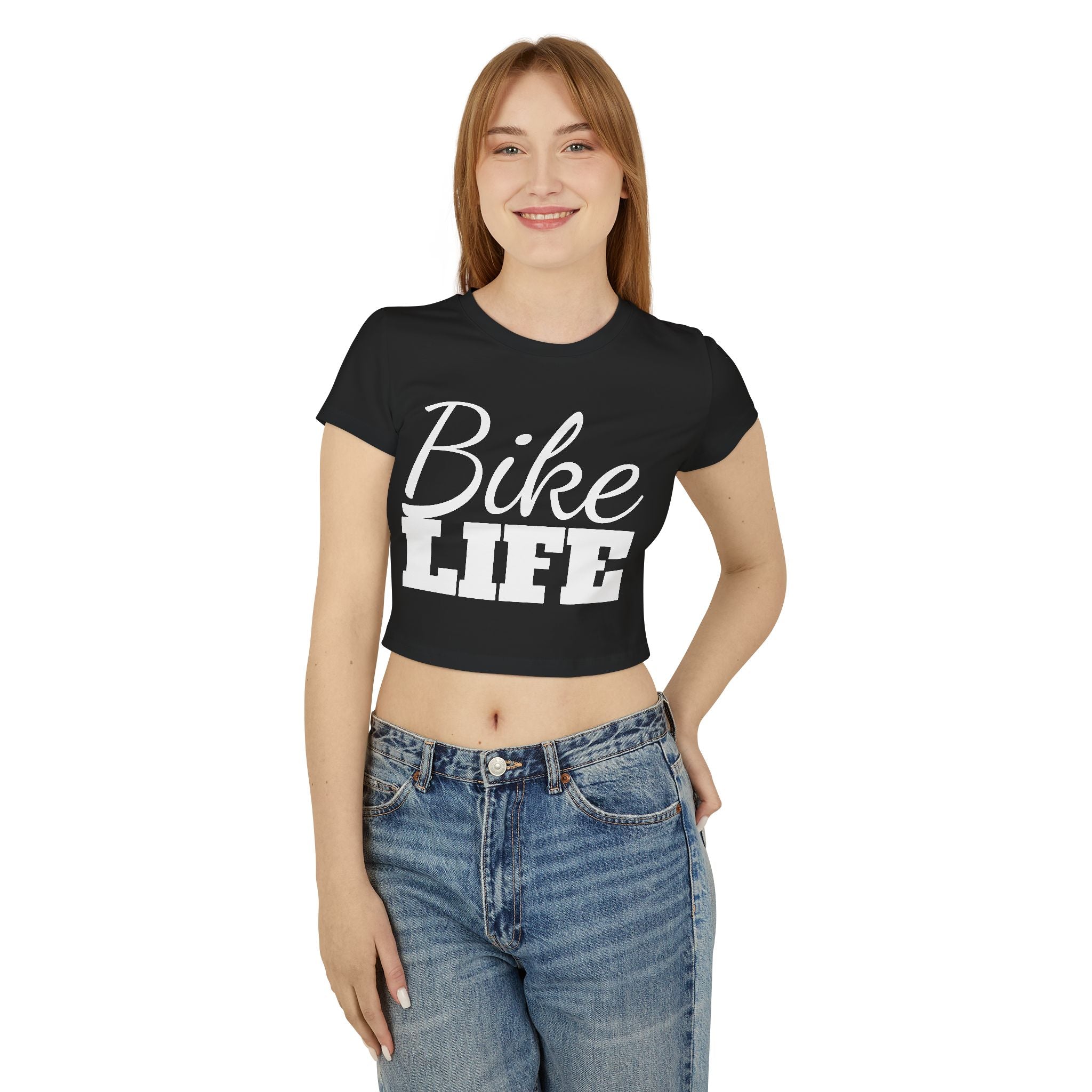 Women's "Bike Life" Baby Tee