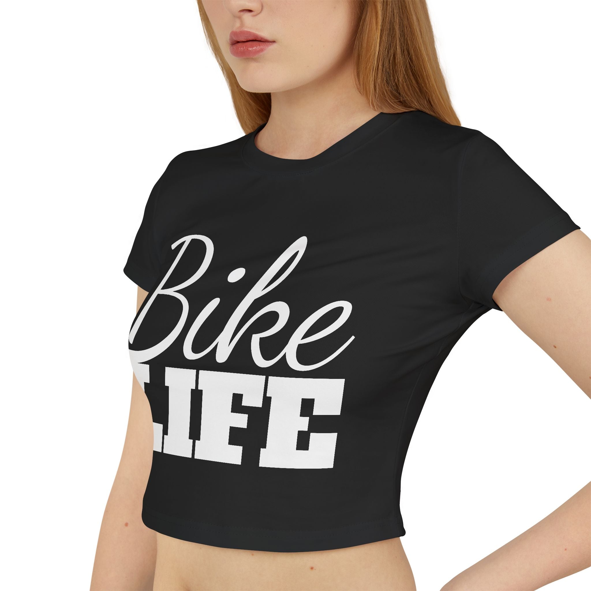 Women's "Bike Life" Baby Tee