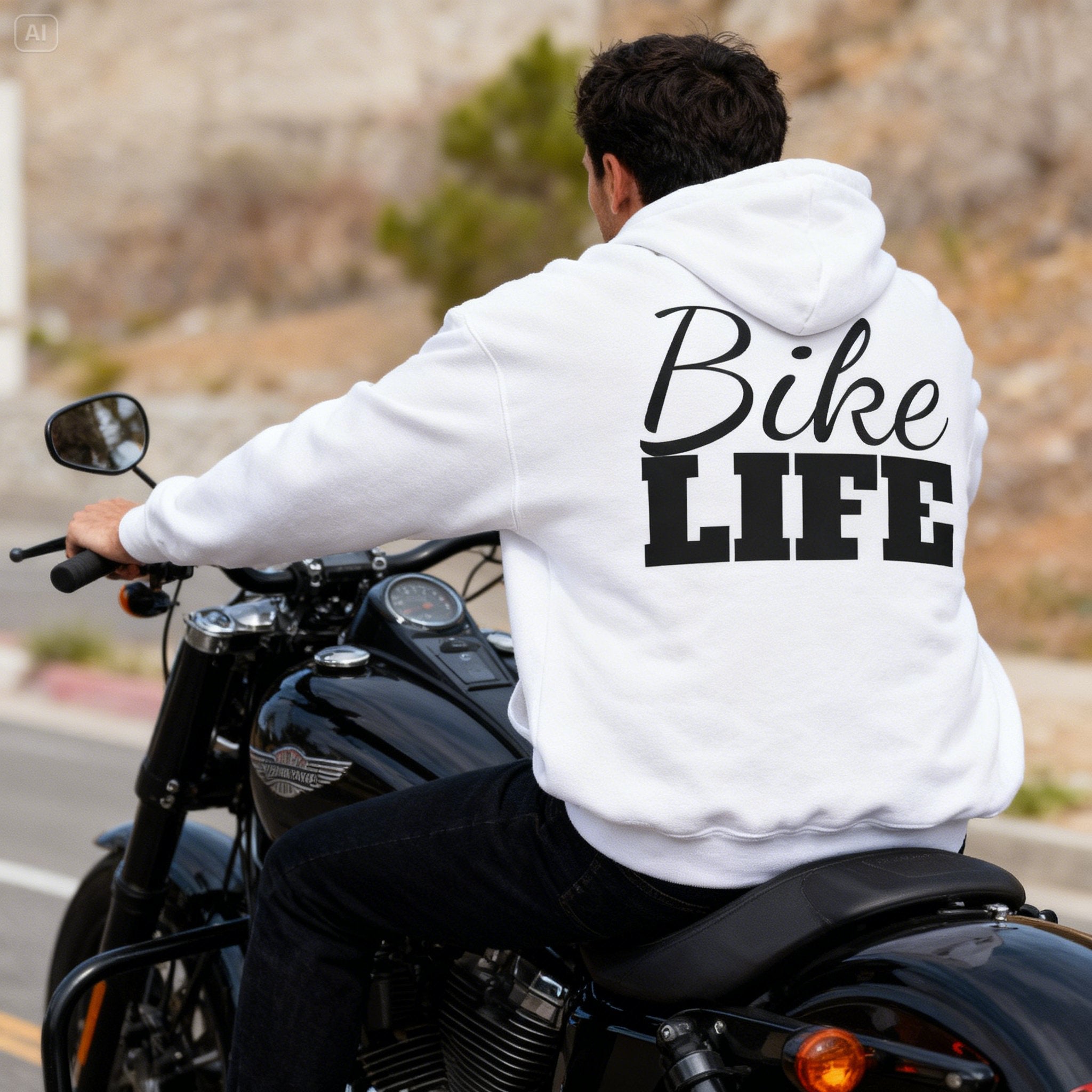 Men's "Bike Life" Hoodie